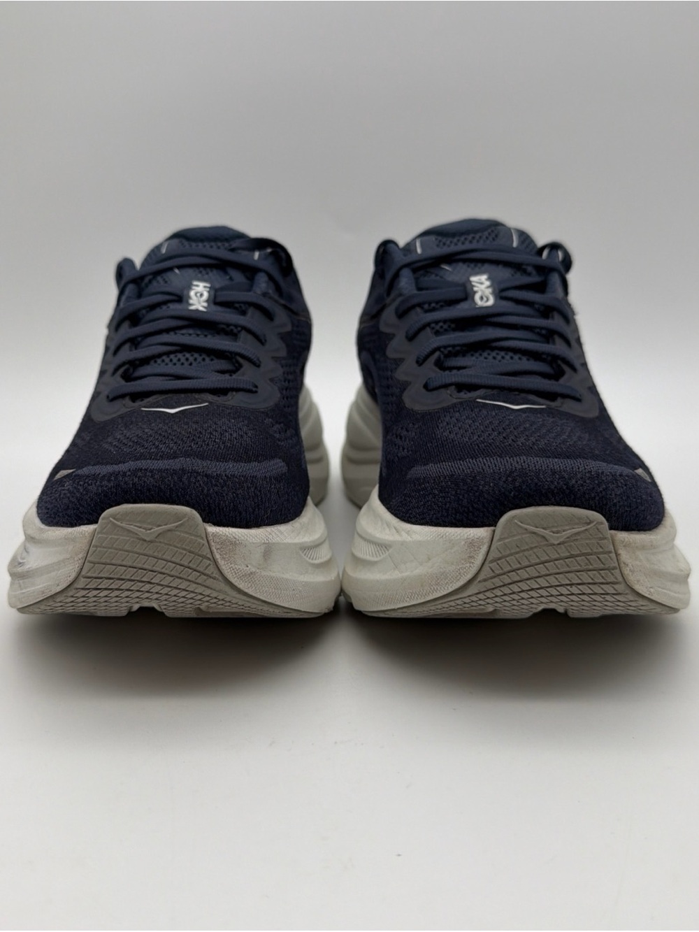 Hoka Mens Bondi 9 Running Shoes Blue Walking Gym Athletic Sneakers Size 10.5D - Picture 3 of 9